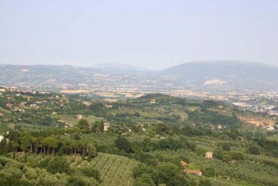 Perugia - view from the loggetta of Chiesa di San Pietro