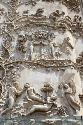 Orvieto - detail of Duomo