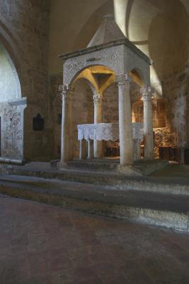 Sovana, Ciborio (baptismal font) c. 900-1000