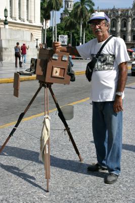 A photographer with his camera (Sharif El-Hamalawi)