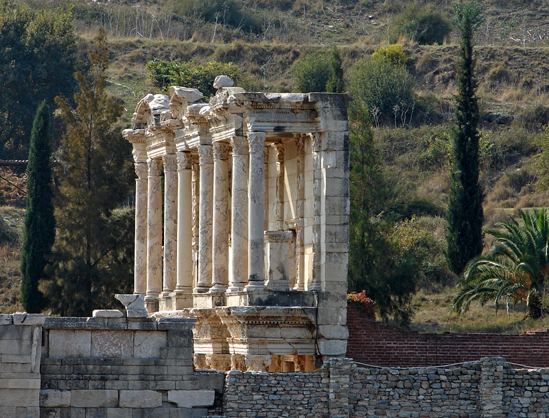 Ephesus, Celsus Library view