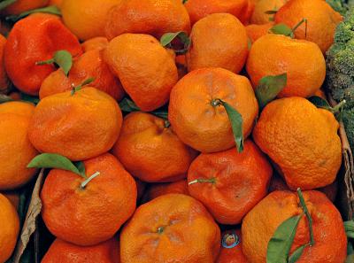 Mandarin oranges from the west of the island