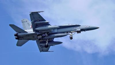 F18 over our house