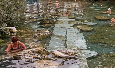 Pamukkale, ancient thermal pool