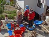 Washing wool for beds