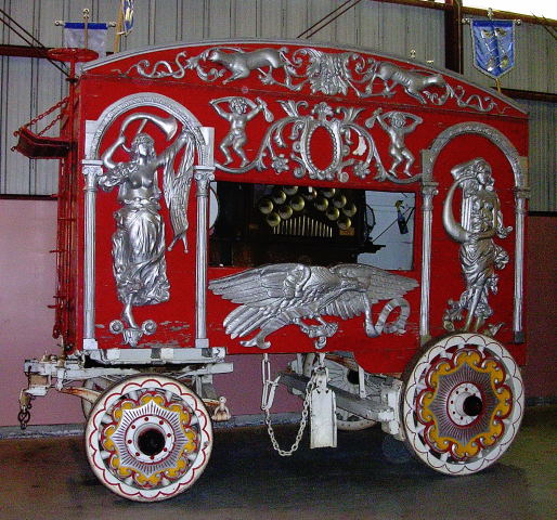 Walter L. Main Circus Band Organ Wagon. ca. 1900