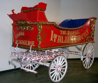 Royal Italian Circus Band Carriage. (19th Cent.)
