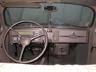 Steering wheel & dash. (Pic taken indoors with cover on car)