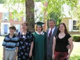 Tim (15), Marsha, Sarah (18), Mike & Becky (22). Date May 2005