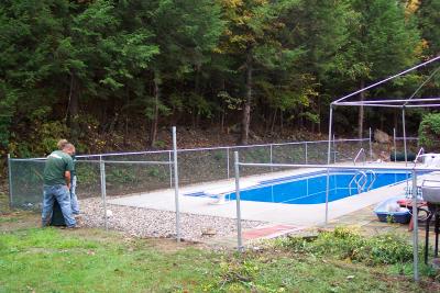 October 10, 2005     Fence Installation