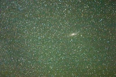 Andromeda Galaxy (right center)