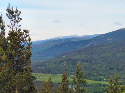 Snow on the hills...