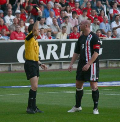 John Hartson's Booking