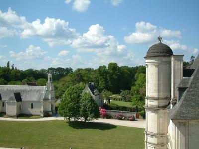 Chapelle vue du chteau