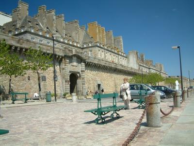 Remparts de la partie fortifie de Saint-Malo