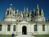 Chteau de Chambord dont la construction dbuta  la demande et sous le rgne de Franois 1er