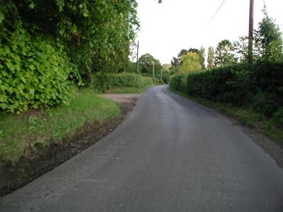 towards village from church corner