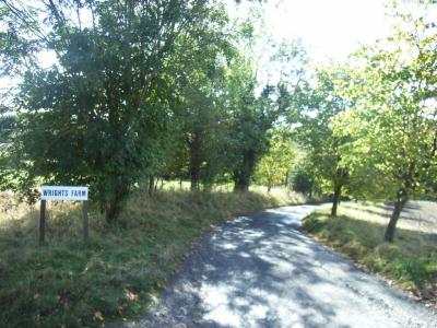 looking back towards Wrights farm.