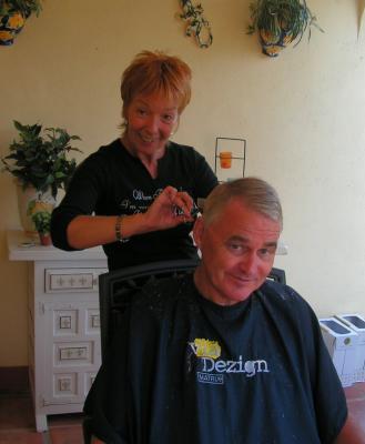Haircut , gotta look good to go back to France