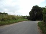 Old burghclere, on the corner to Lym kiln cottages - 