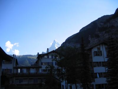 Matterhorn from hotel room