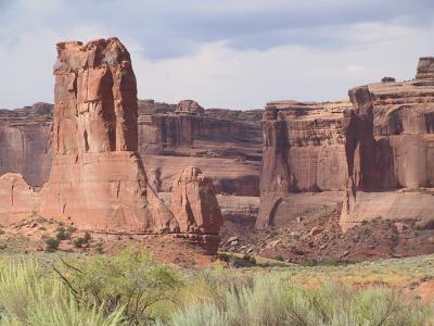 Fins gradually erode into pinnacles