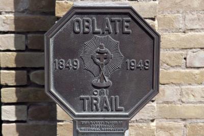 La Grulla church plaque