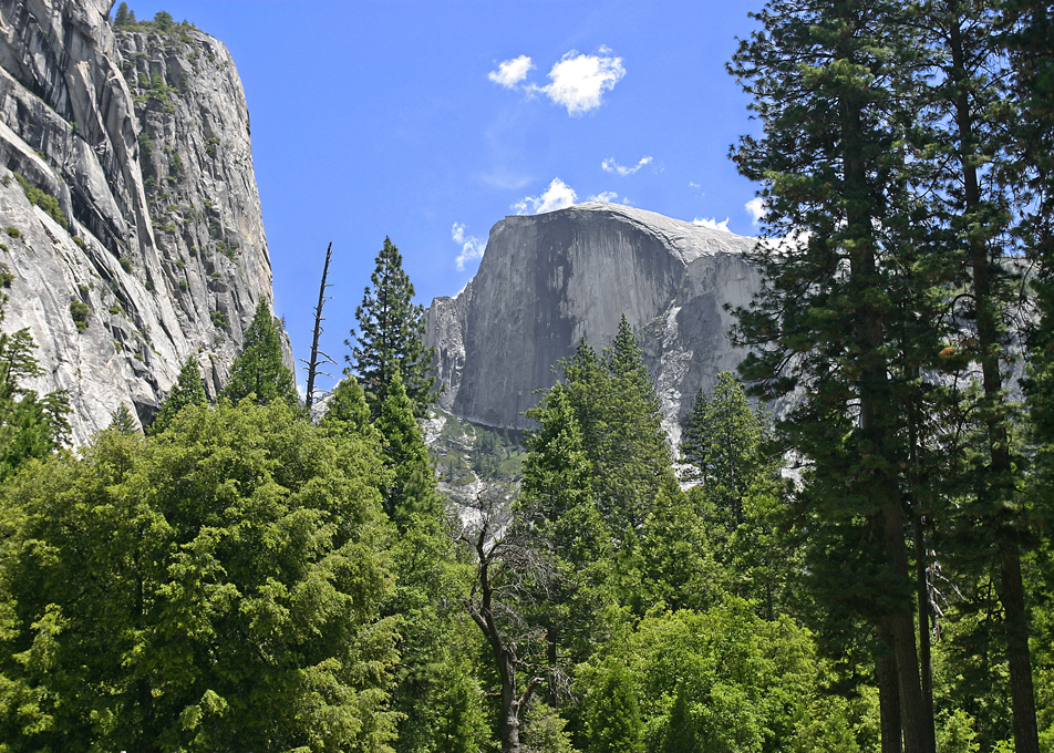 half dome from ahwanee 2