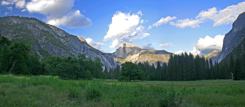 half dome from afar