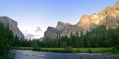 El Capitan and Bridalveil falls eve