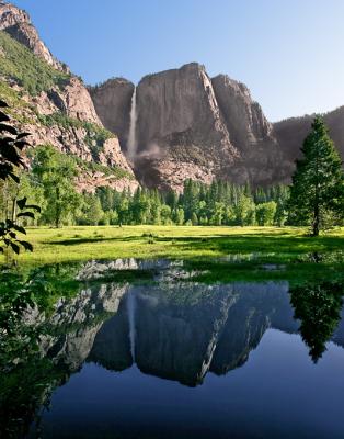Yosemite falls c reflection 5