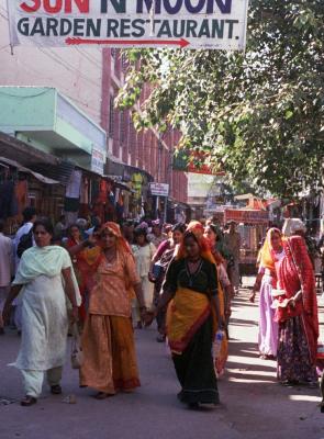 Women wearing a variety of Indian regional dress