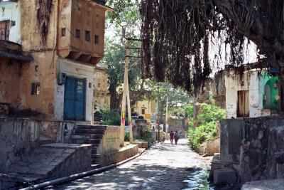 Main street, Samode village