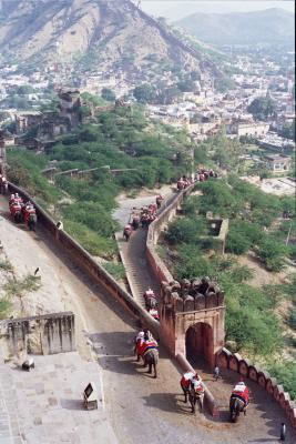 Road down from the fort