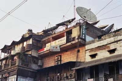 Old and new, Chandni Chowk, Old Delhi