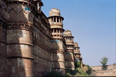 Man Singh Palace inside Gwalior fort