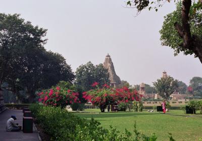 Garden around temples, Khajuraho