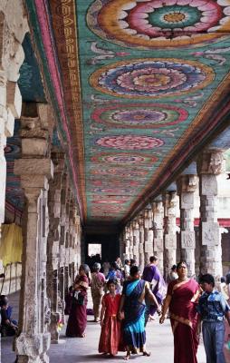 Colonnade, Sri Meenakshi templ
