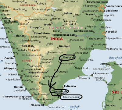 Tirunelveli and Tiruchendur