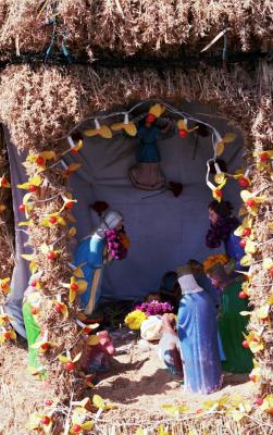 Detail, nativity scene