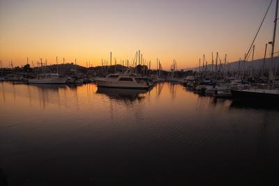 Harbor at Sunset