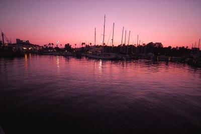 Harbor at dusk