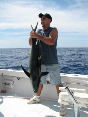 Jimmie and his tuna.