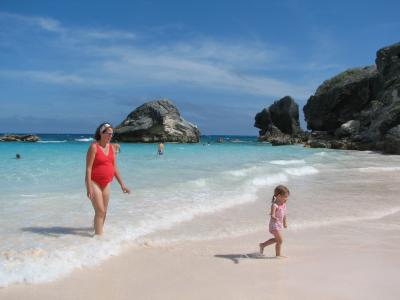 Claire and Anne at Horseshoe Bay.