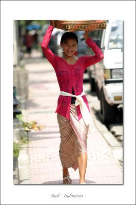 Smile of Balinese girl