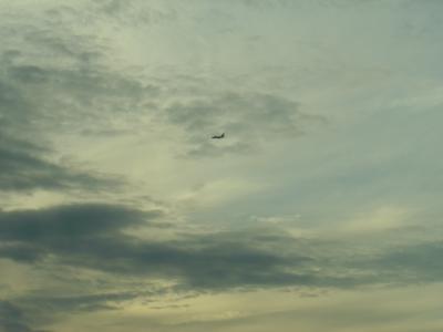 Plane taking off..