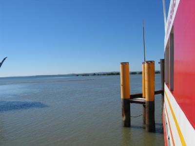The barg to Stradbroke Island