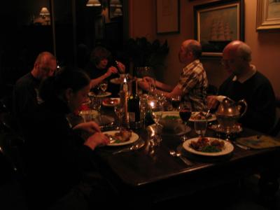Dinner at Wendy and Fabians