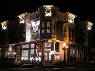 Victorian Inn at Night