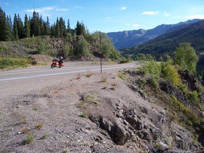 Hwy 550 between Silverton and Ouray